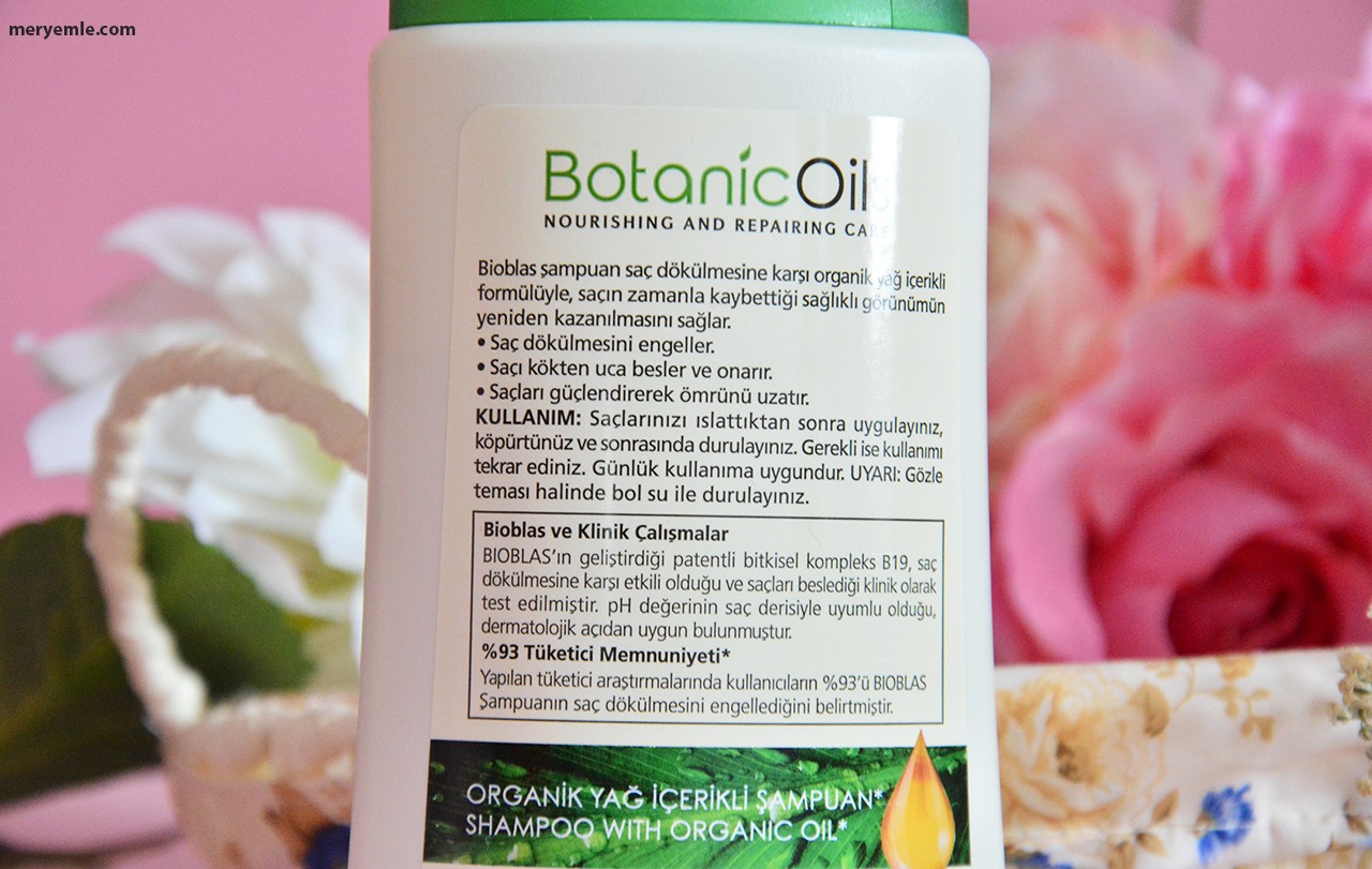 görme yeteneği kurban dilek  Bioblas Botanic Oils Argan Yağı Şampuan - Meryem'le